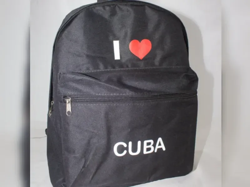 Mochila con bolsillo cuadrado 