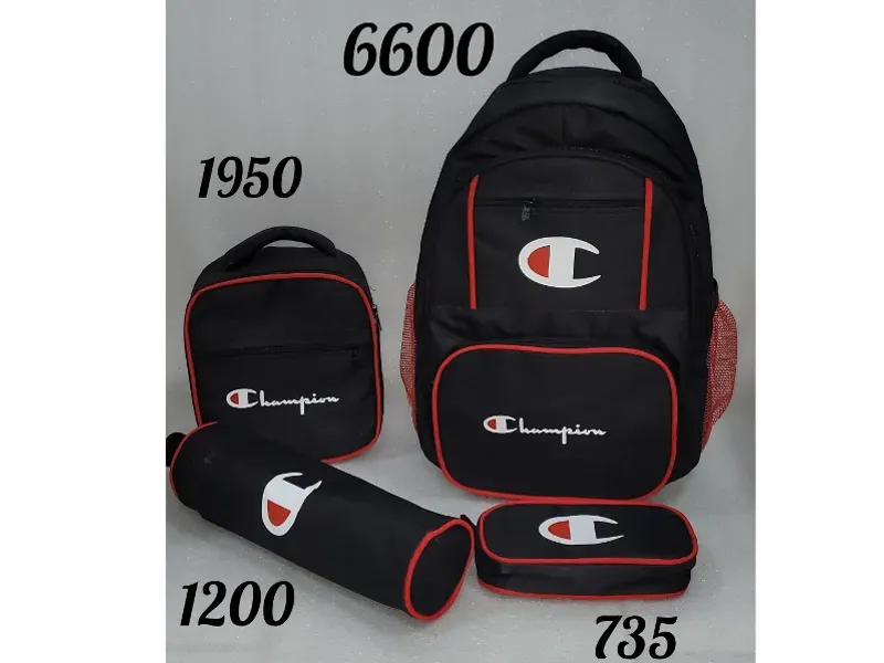 Juegos de mochilas,lonchera y porta lápiz 