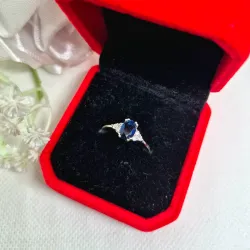 Piedra Ovalada Azul
