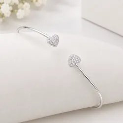 Pulsera Ajustable De Corazón