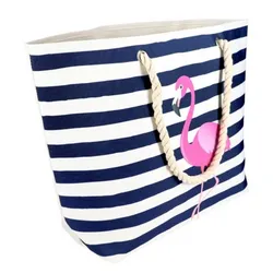 Bolso con estampado de flamenco 