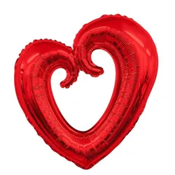 Globos temática corazón 