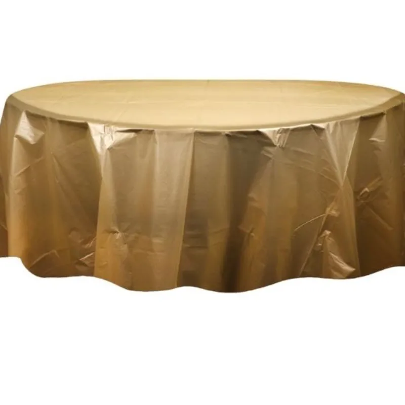 Mantel dorado para fiestas 