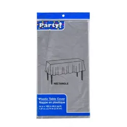 Mantel gris para fiestas 