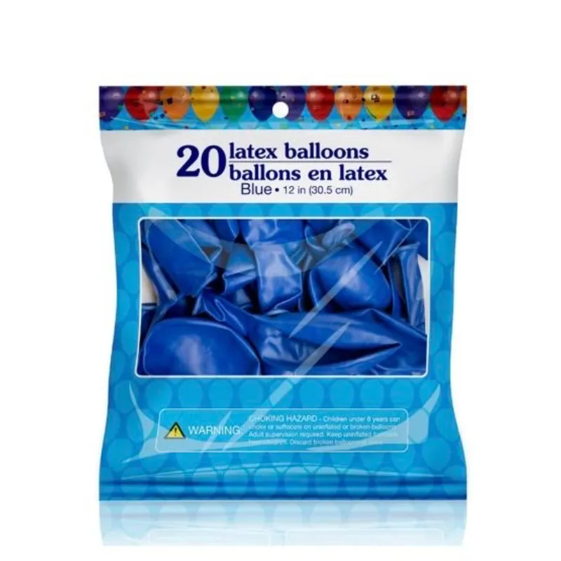 Paquete de globos azules 