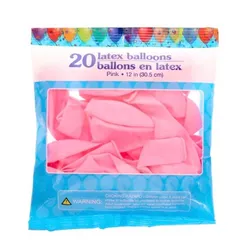Paquete de globos rosados 