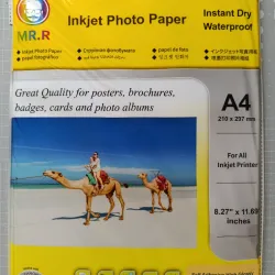 Papel fotográfico adhesivo