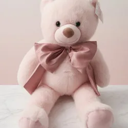 OSO ROSADO CON LAZO!!