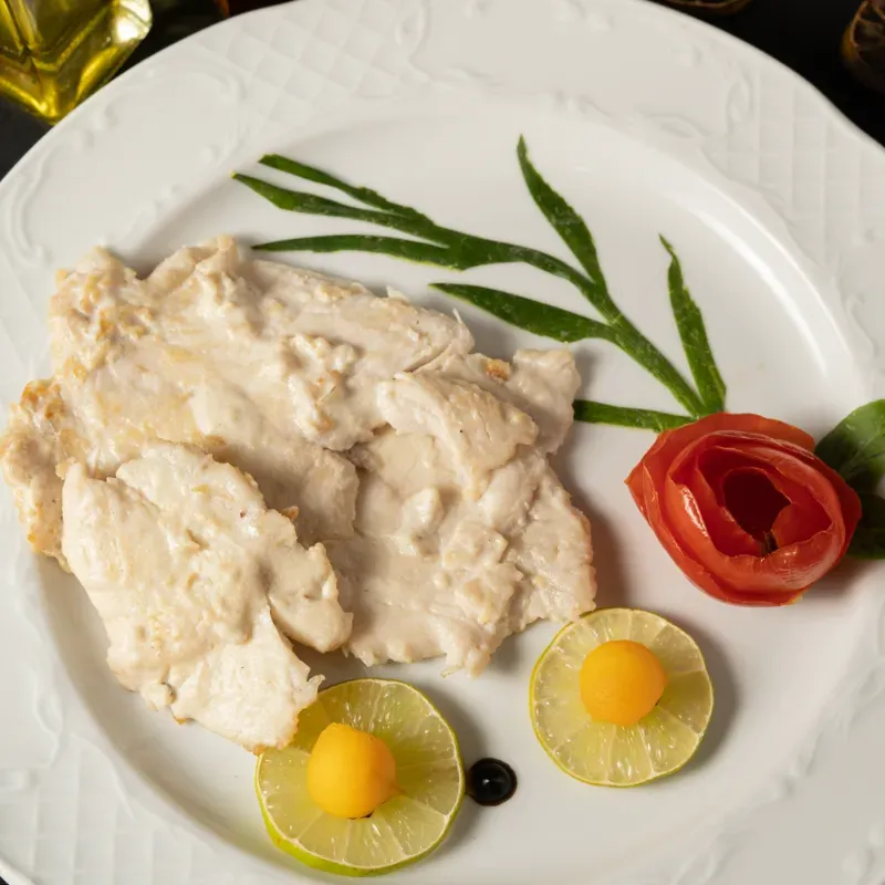 Filete de pescado grillé