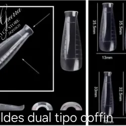  10 Moldes dual tipo coffin