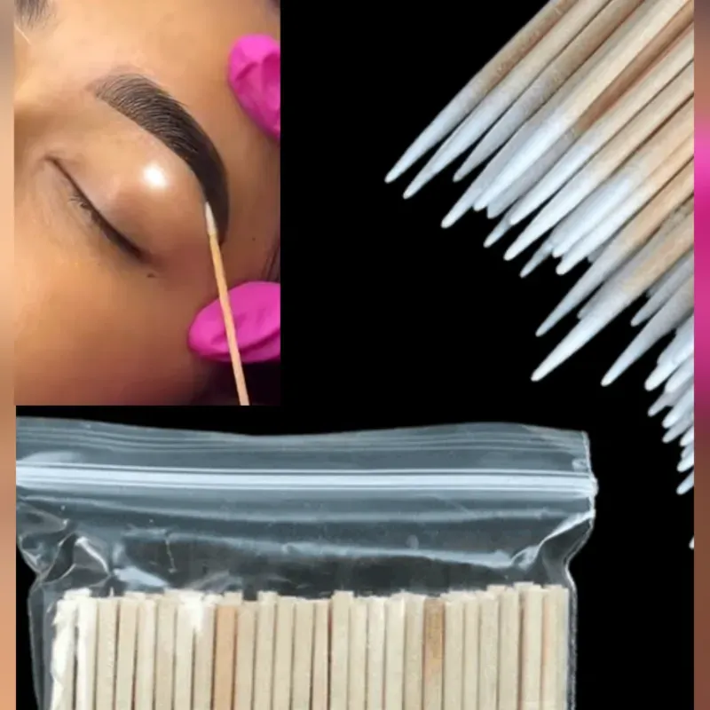 100 mini aplicadores con algodón