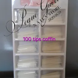 100 tips coffin color natural xxl