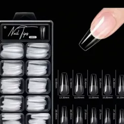 100 tips full cover coffin