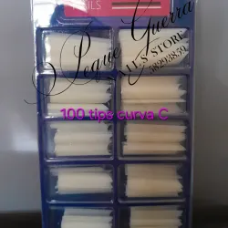 100 Uñas square naturales xxl