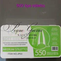 500 tips stiletto caja