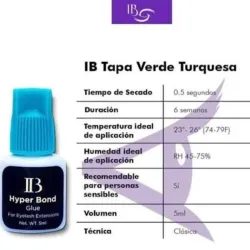 Adhesivo IB tapa turquesa