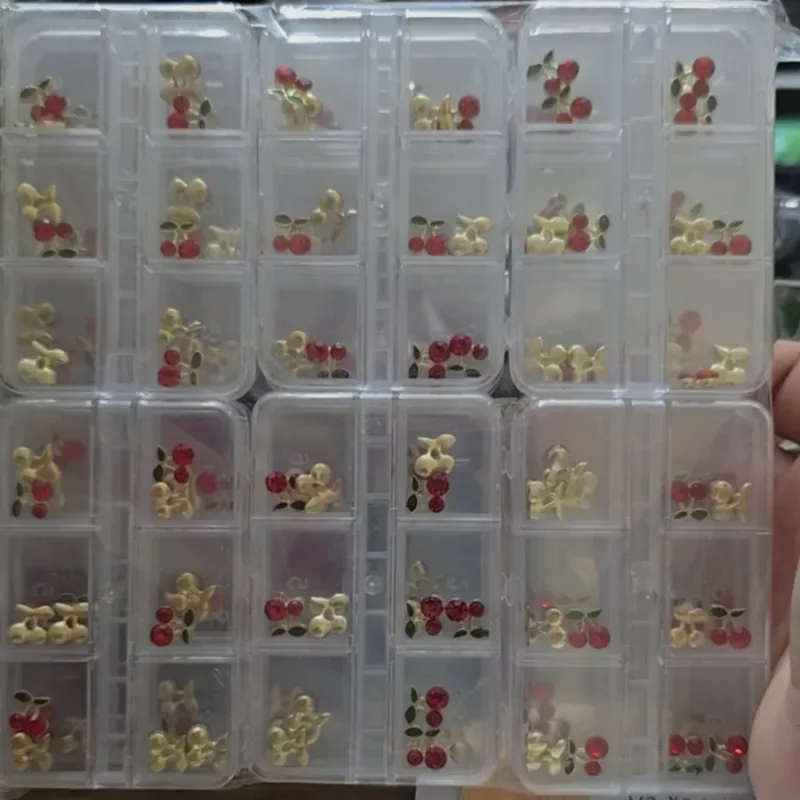 Cajas de decoración tipo cereza