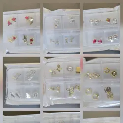 Cajas de joyas surtidas con 6 parejas