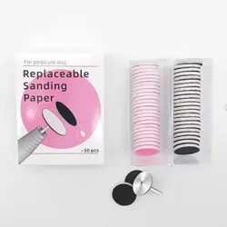 Papel de lija reemplazable para pedicura 