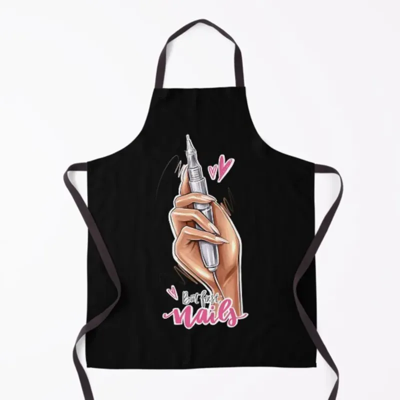 Delantal temática manicura