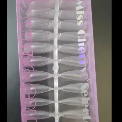 240 tips full cover super cristal tipo stiletto 