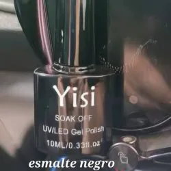Esmalte negro semi permanente yisi
