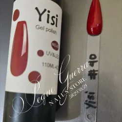 Esmalte rojo fuerte de gel AGRANEL (DEBE TRAER SU POMO)