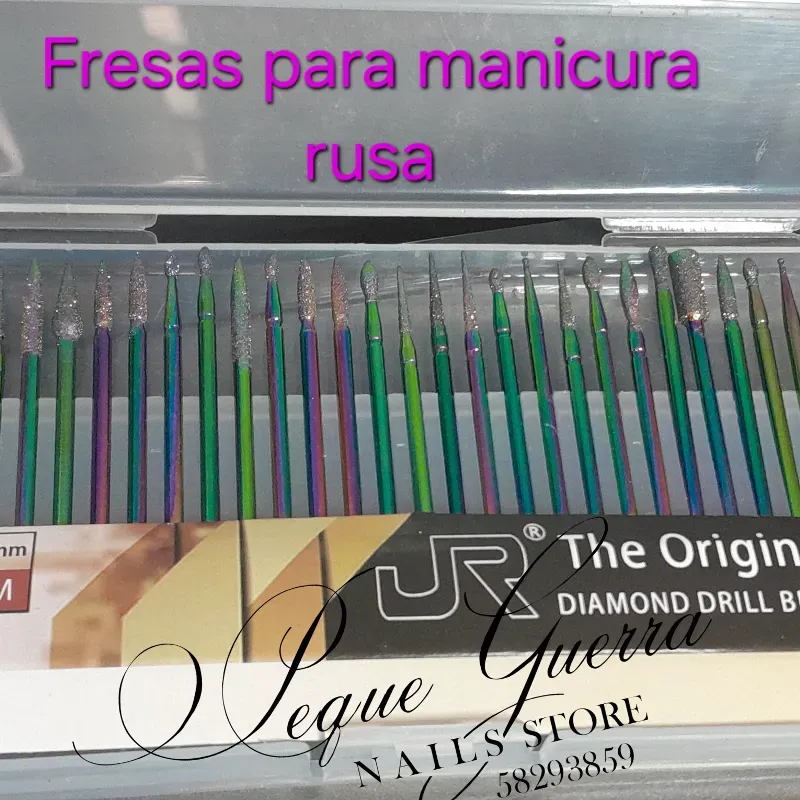 Fresas para manicura rusa