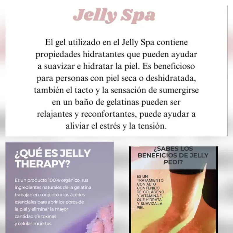 Gelly spa ( paso 1 y paso 2 ) los dos juntos