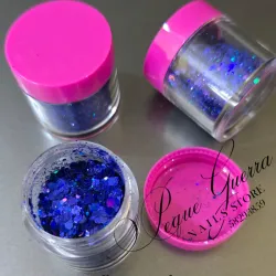 Glitter azul 