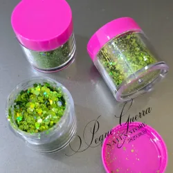 Glitter verde 