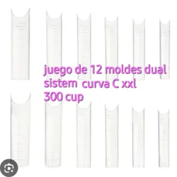 Juego de moldes Dual sistem para extensión 