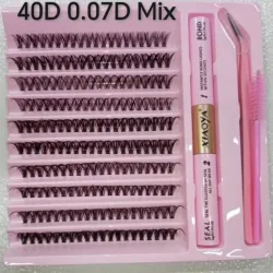 Kit de pestañas grupales 40D