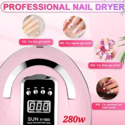 Lámpara a la corriente 280w, 66 leds