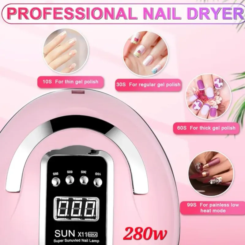 Lámpara a la corriente 280w, 66 leds