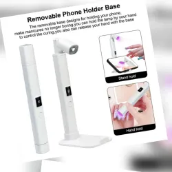 Lámpara recargable para full cover con base