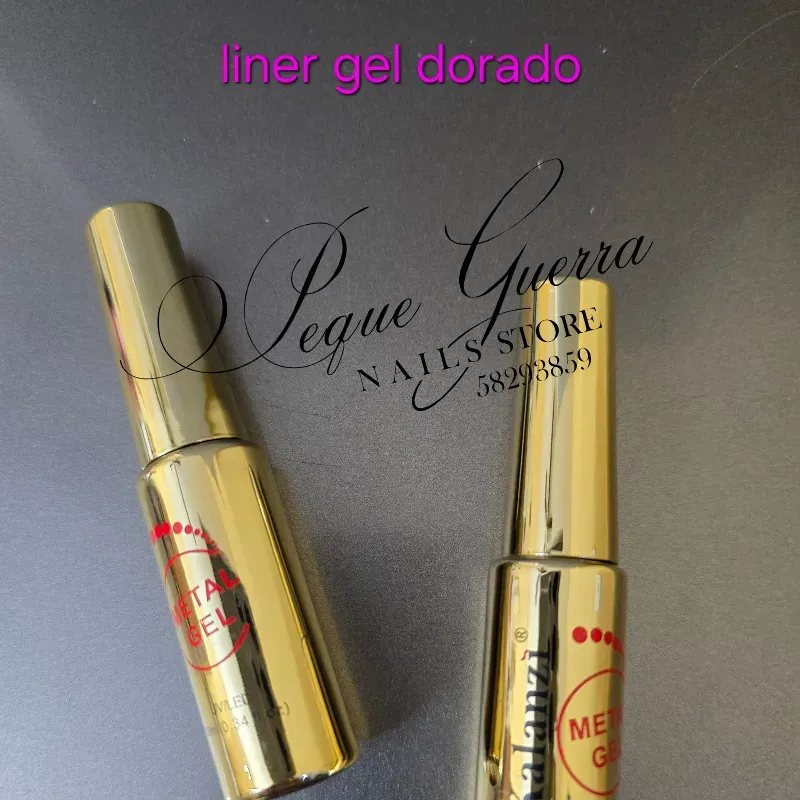 Liner gel dorado