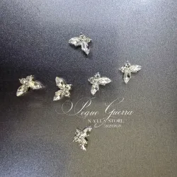 Mariposa de piedra plateada. Venta x pareja