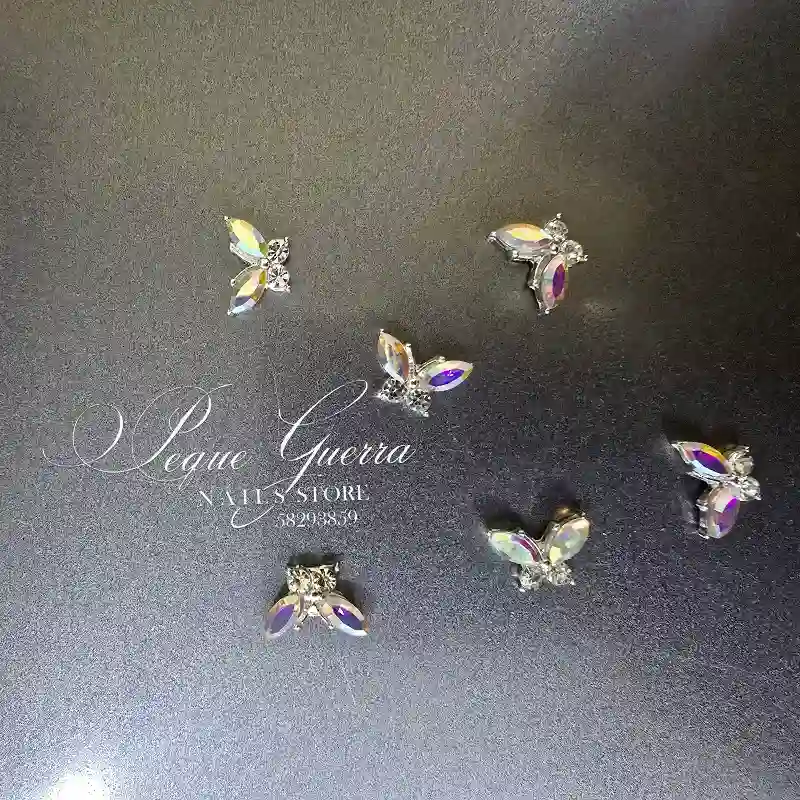 Mariposa de piedra tornasol. Venta x pareja 
