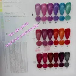 Ojo de gato aurora unicornio