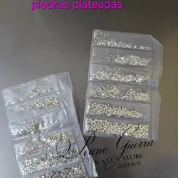 Piedras plateadas x números 