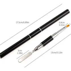 Pincel para poligel con doble tapa