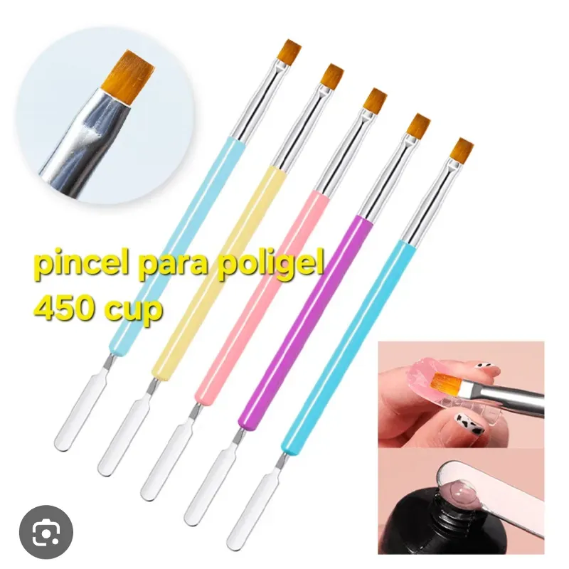 Pincel para poligel y gel de construcción 