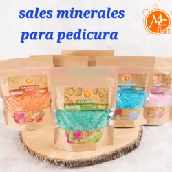 Sales minerales para pedicura 
