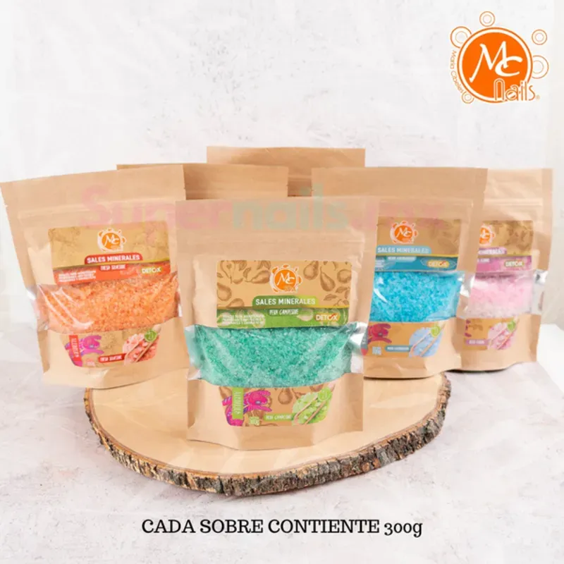 Sales minerales para pedicura 