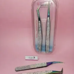 Set de 2 pinzas para pestañas