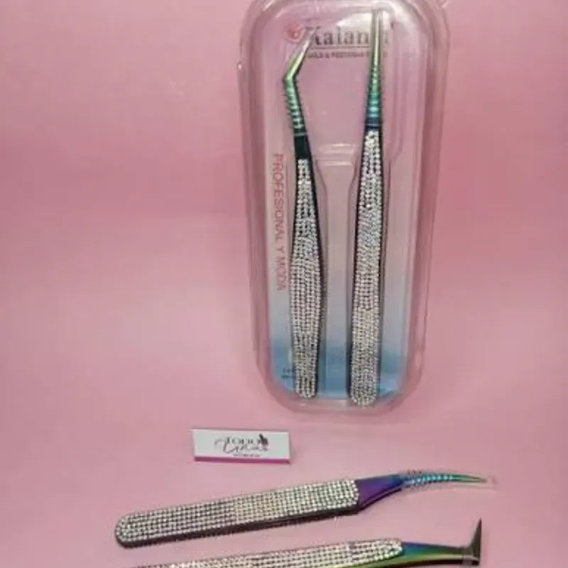 Set de 2 pinzas para pestañas