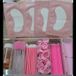 Set de herramientas para aplicación de pestañas