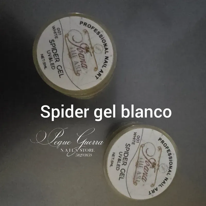 Spider gel blanco ivanna 