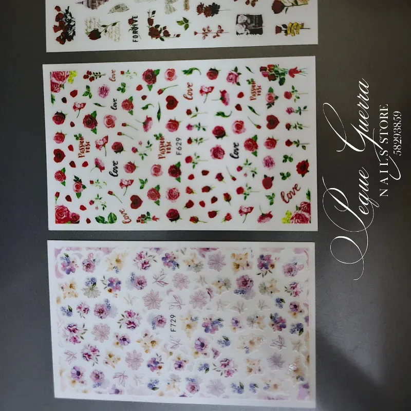 Sticker 3d flores